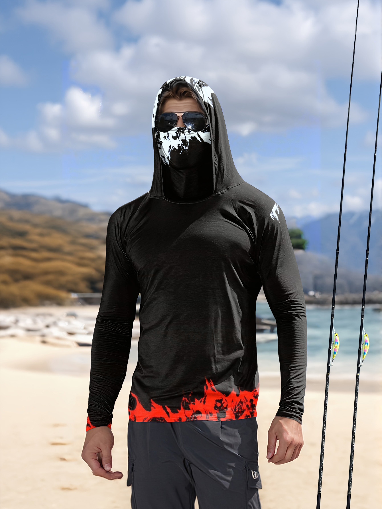 Men'S Fashion Trends 2025 - Men Hood Fishing Shirt long sleeve