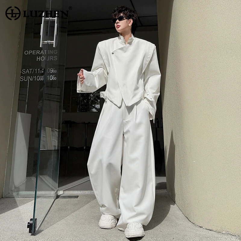 Men'S Fashion Trousers - LUZHEN 2026 New Original Elegant Temperament