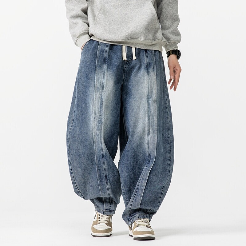 Men'S Fashion Nova Jeans - 2025 New Vintage Harem Pants Men