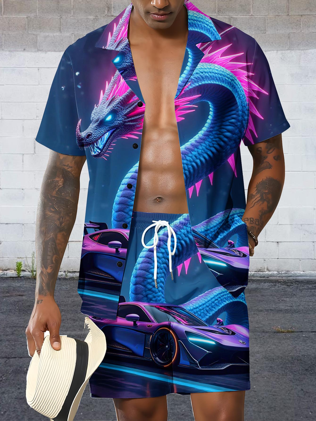 Track Suit Men - Men's Shirt Sets 2026 Spring/Summer men's