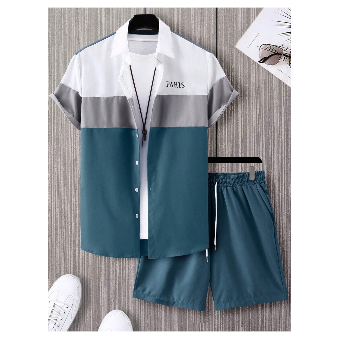 Mens Fashion Wear - Men's Fashion Suit Blue And White