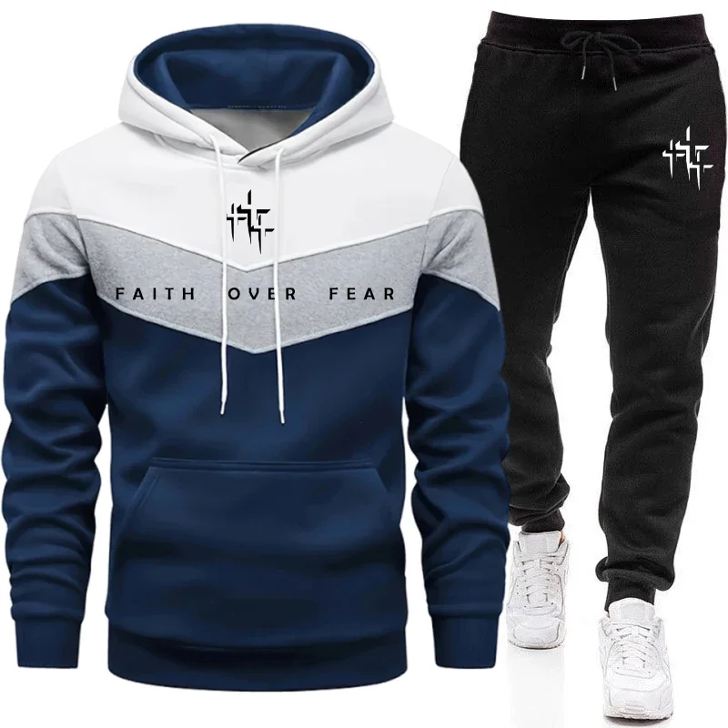 Faith Over Fear Men's Tracksui - Men'S Fashion Trousers ulasan dan harga