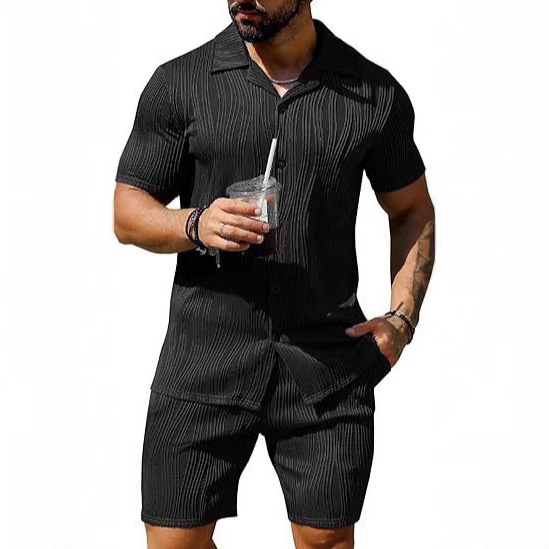 Men's 2 Piece Outfits Short Sl - Track Suit Men ulasan dan harga
