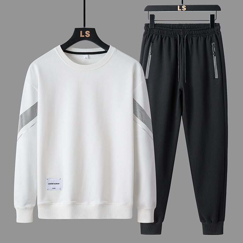 Men's Casual 2-Piece Sportswea - Men'S Fashion Zipper Hoodie ulasan dan harga