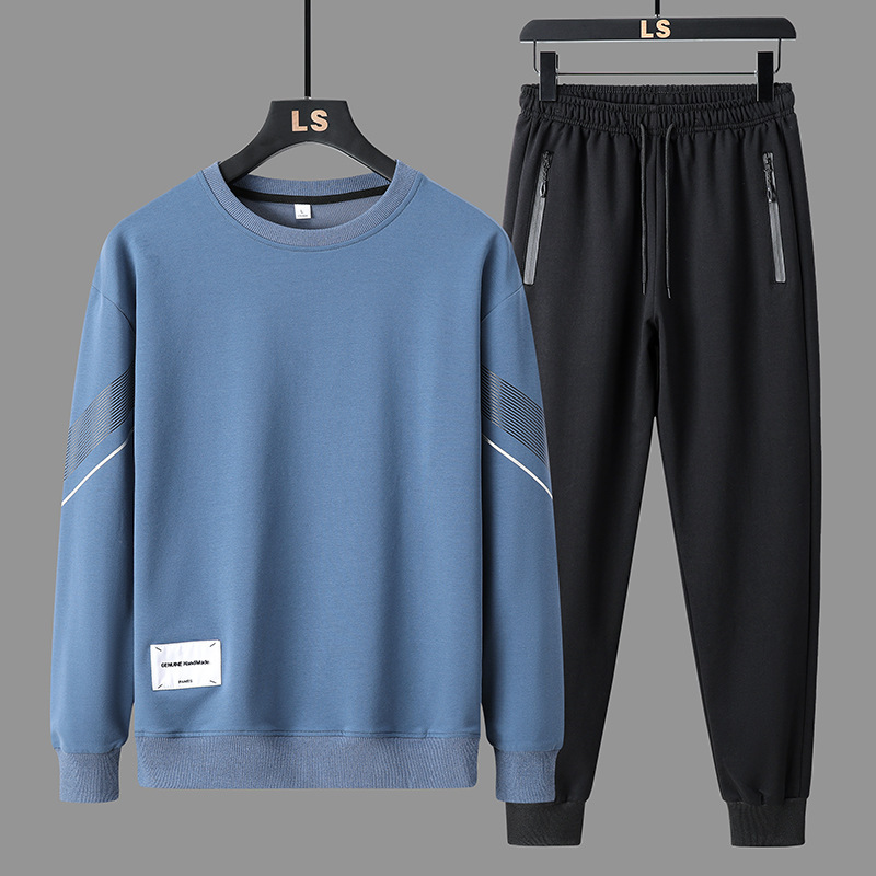 Men's Casual 2-Piece Sportswea - Men'S Fashion Zipper Hoodie ulasan dan harga