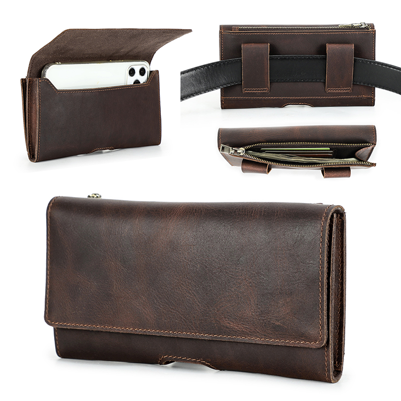 Cowhide Leather Waist Bag Phon - Leather Belt Braided ulasan dan harga