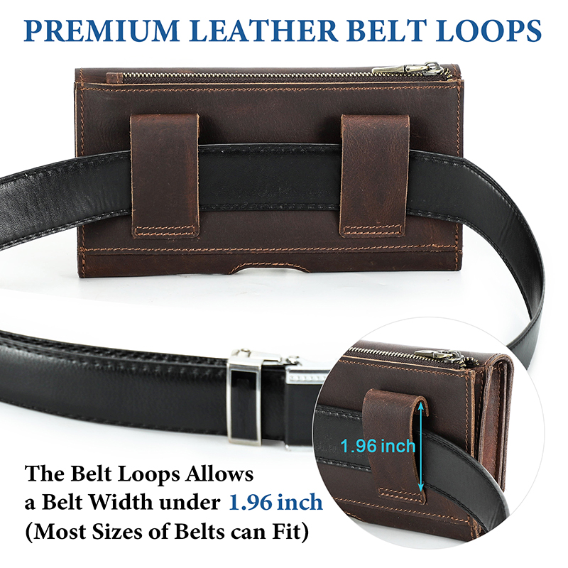 Cowhide Leather Waist Bag Phon - Leather Belt Braided ulasan dan harga