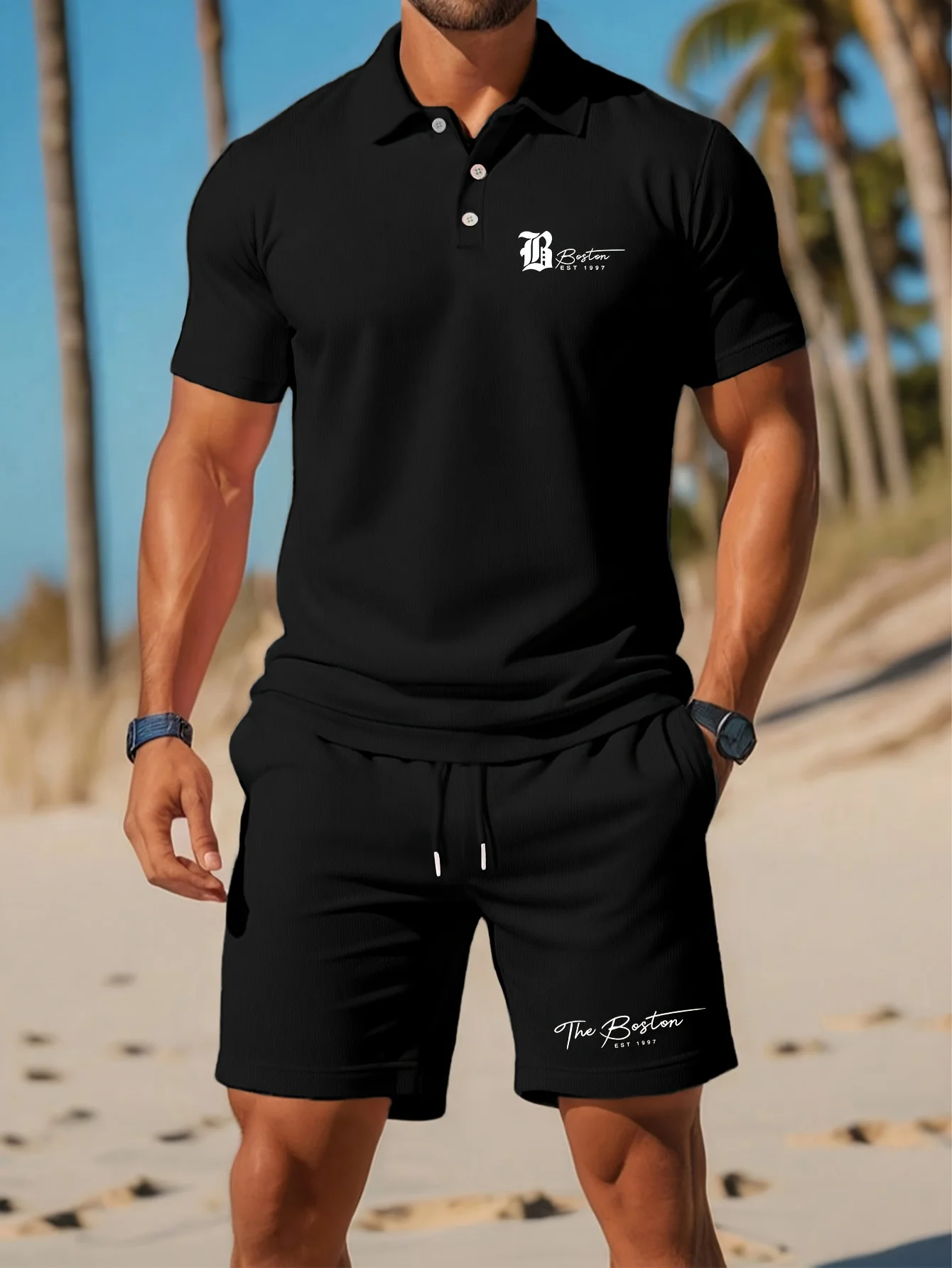 Summer New Men's Polo Shirt Se - Mens Fashion Wear ulasan dan harga