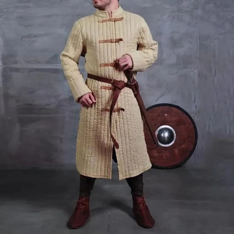 Medieval Warriror Knights Larp - Trench Coat Men ulasan dan harga