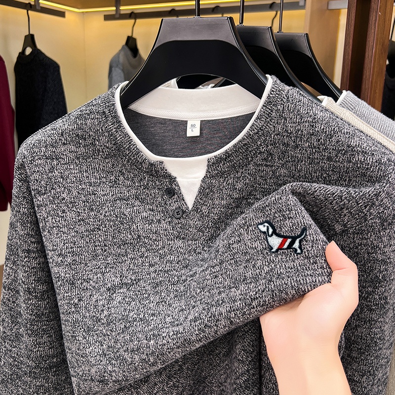 Fashion Trend Solid Color Men' - Mens Fashion Wear ulasan dan harga