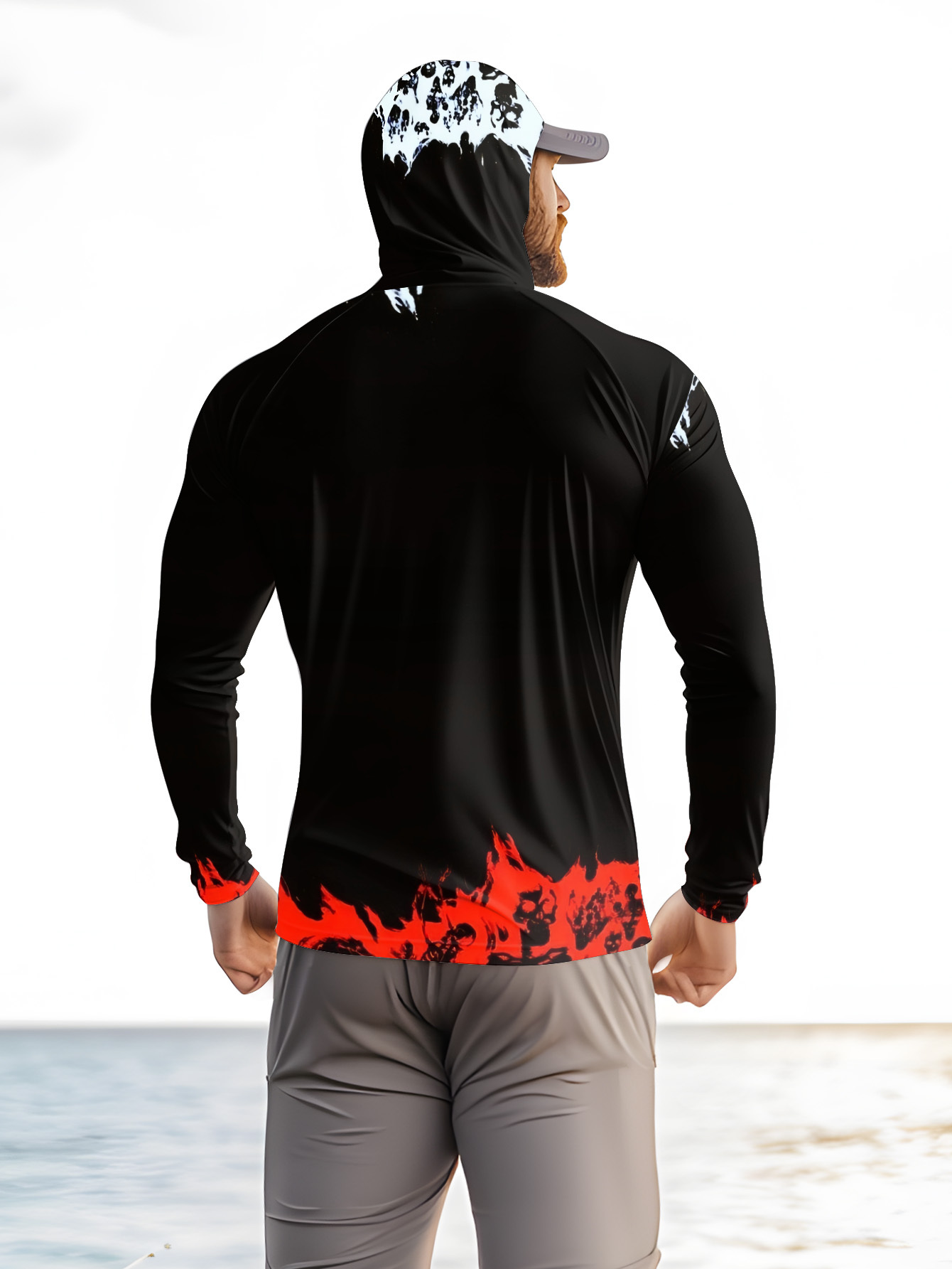 Men Hood Fishing Shirt long sl - Men'S Fashion Trends 2025 ulasan dan harga
