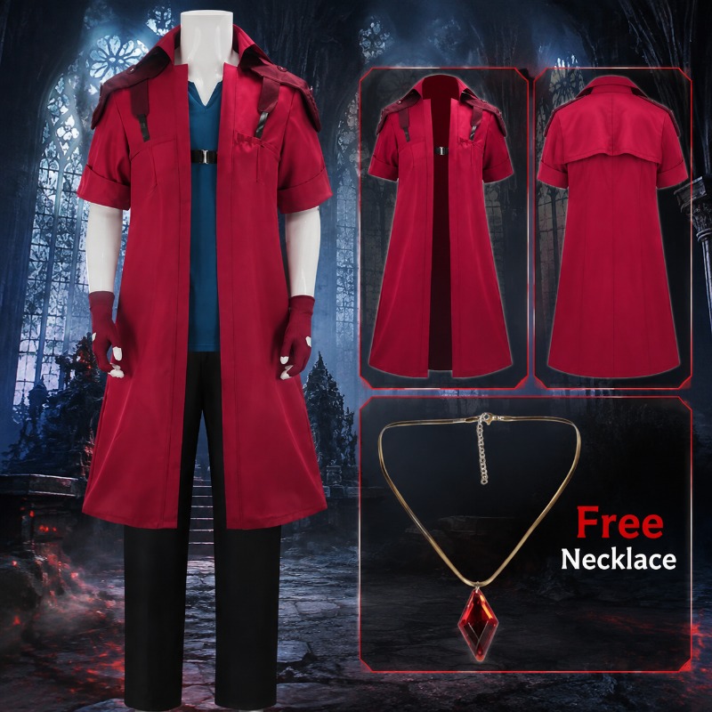 Devil May Cry DMC5 Dante Cospl - Trench Coat Men ulasan dan harga