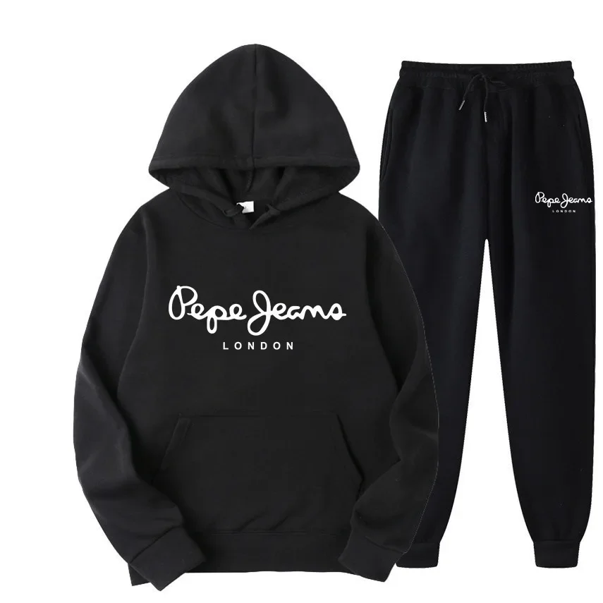 Men Women Printed Hoodie Track - Men'S Fashion Trousers ulasan dan harga