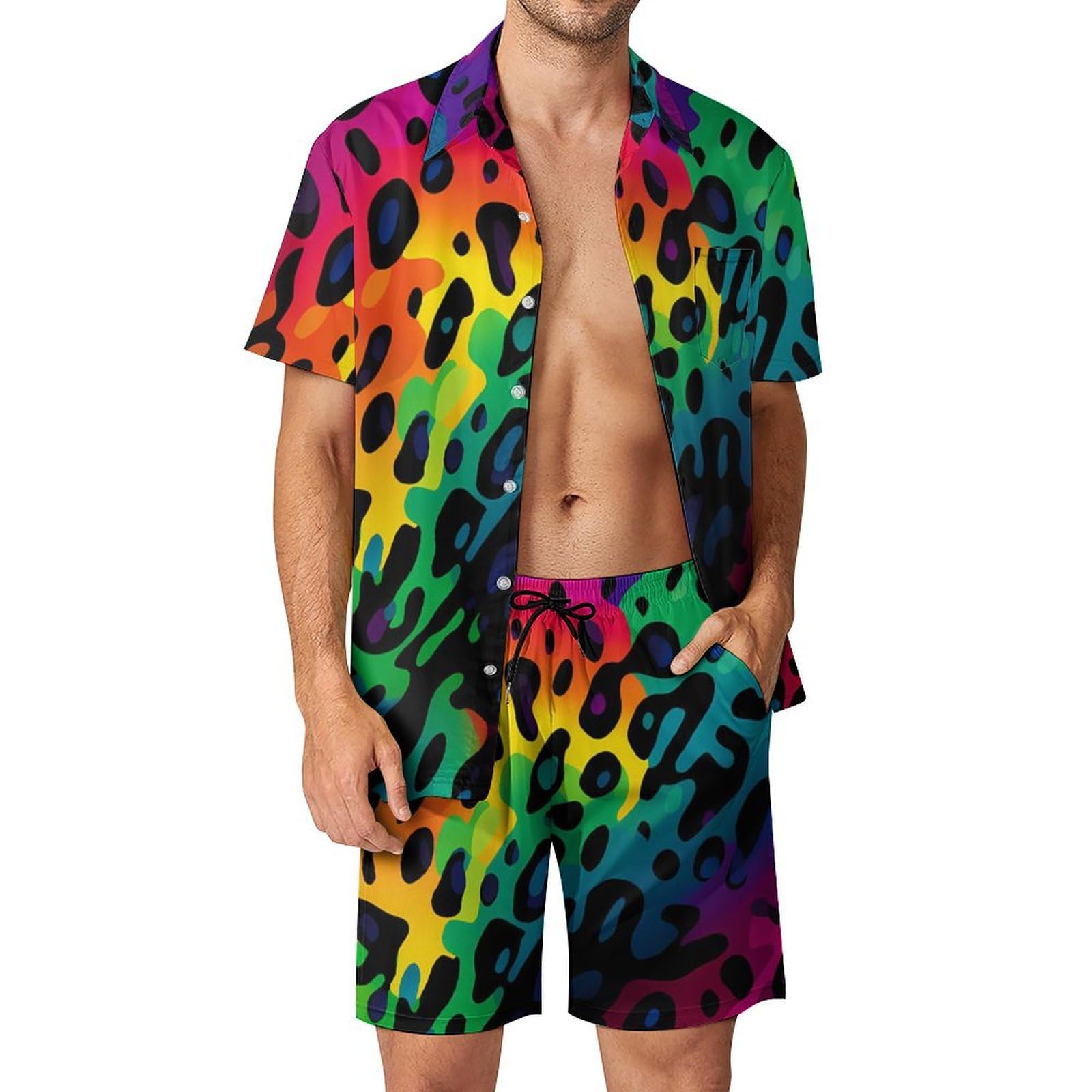 Summer Irregular Geometric 3D  - Mens Fashion Wear ulasan dan harga
