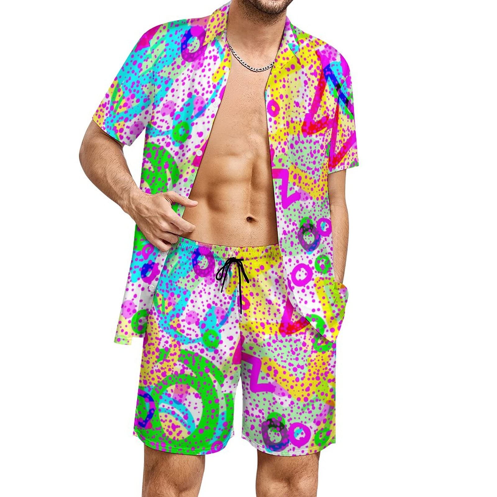 Summer Irregular Geometric 3D  - Mens Fashion Wear ulasan dan harga