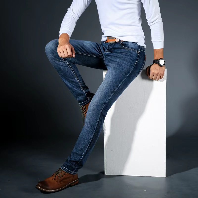 Men Fashion Straight Jeans Men - Men'S Fashion Nova Jeans ulasan dan harga