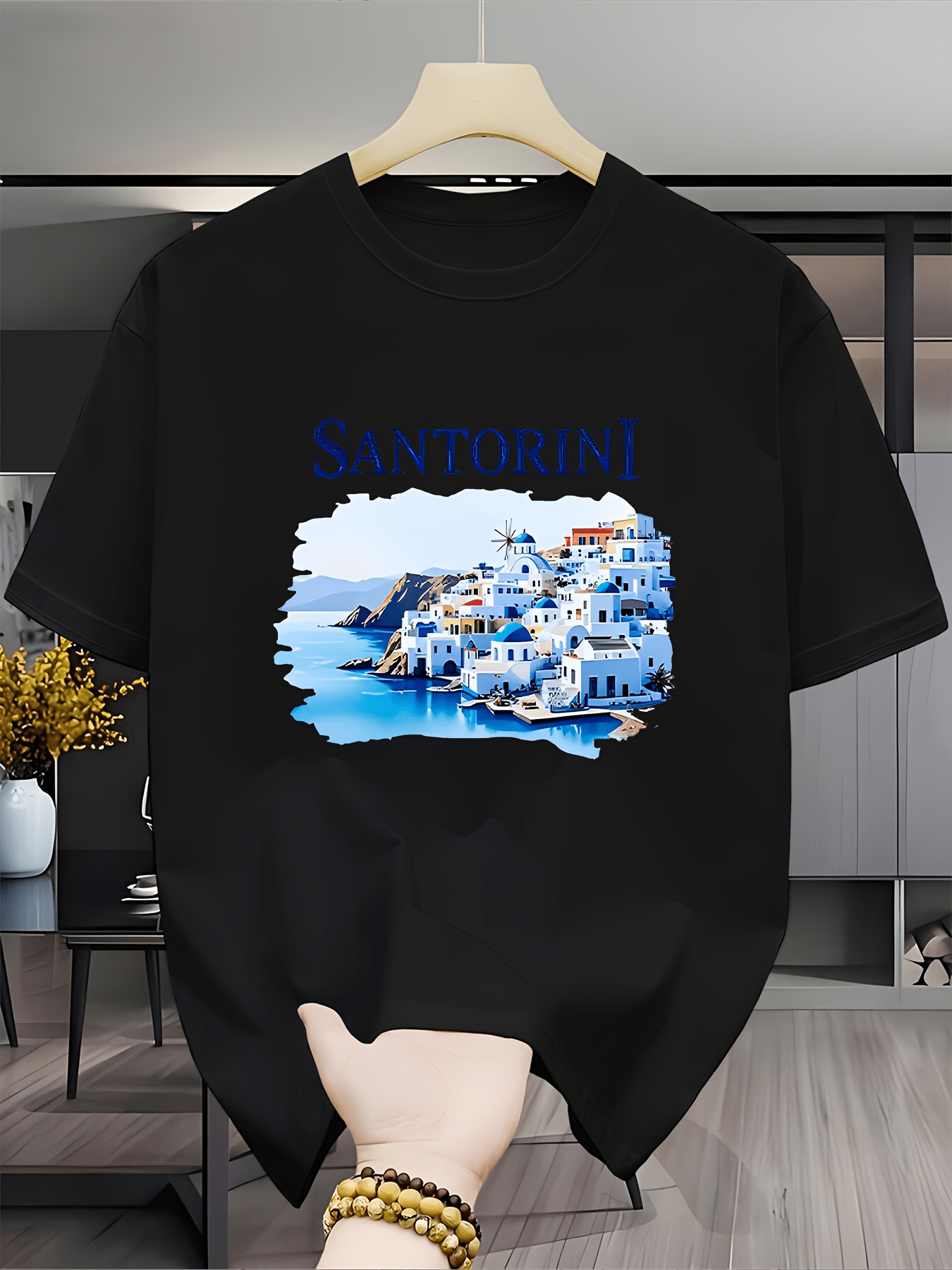 Vintage Santorini Greece Lands - Men'S Fashion Greece ulasan dan harga