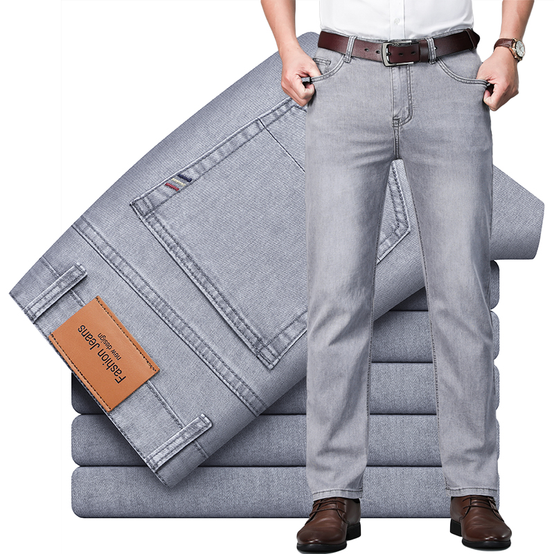 2026 New Summer Thin Elastic J - Men'S Fashion Nova Jeans ulasan dan harga