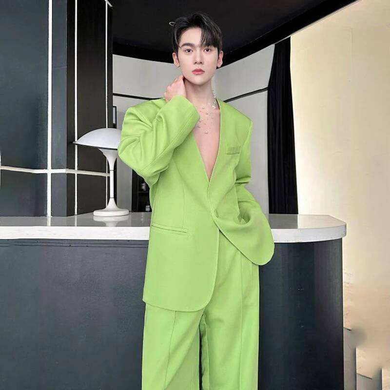 LUZHEN 2026 Spring New Solid C - Men Fashion Elegant ulasan dan harga