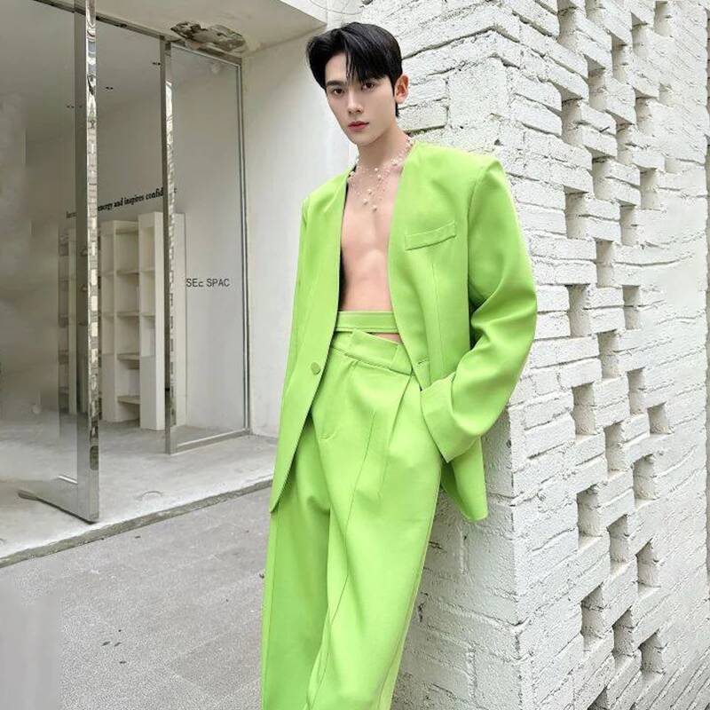 LUZHEN 2026 Spring New Solid C - Men Fashion Elegant ulasan dan harga