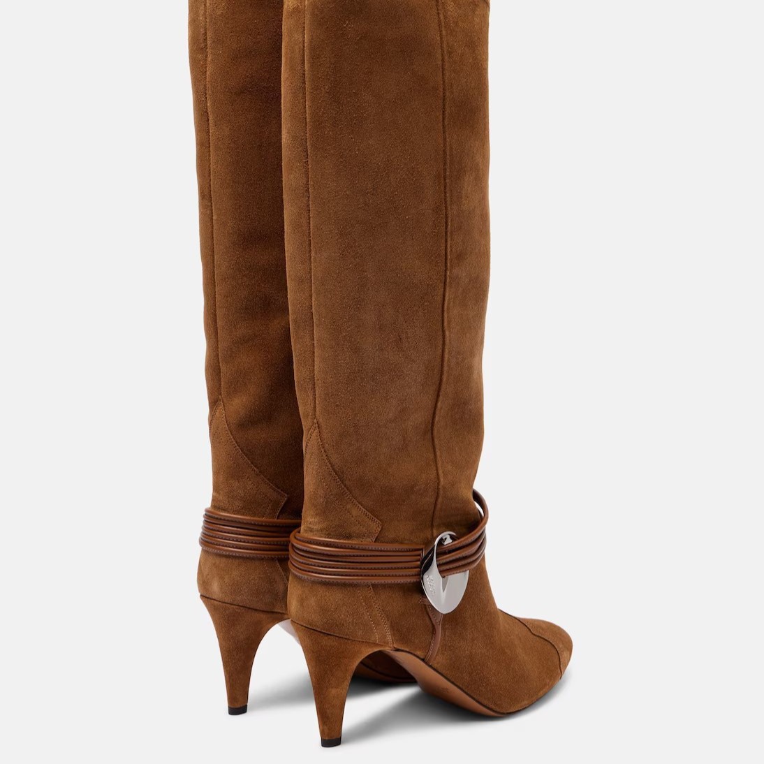 Women's Suede Knee-High Boots  - Men Fashion Elegant ulasan dan harga