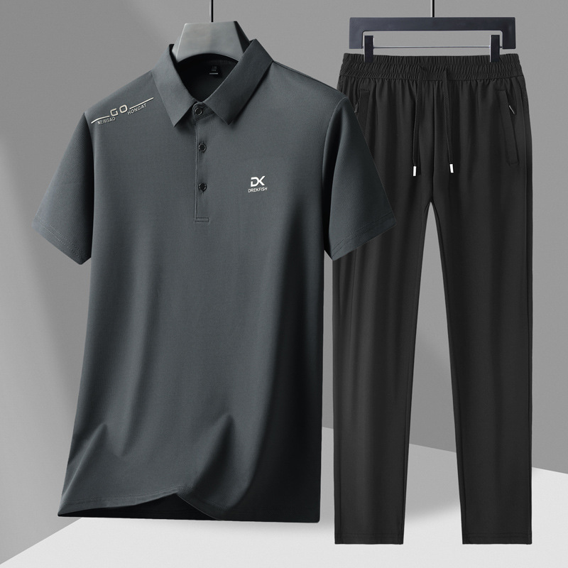 Men's Casual 2-Piece Sportswea - Men'S Fashion Trousers ulasan dan harga