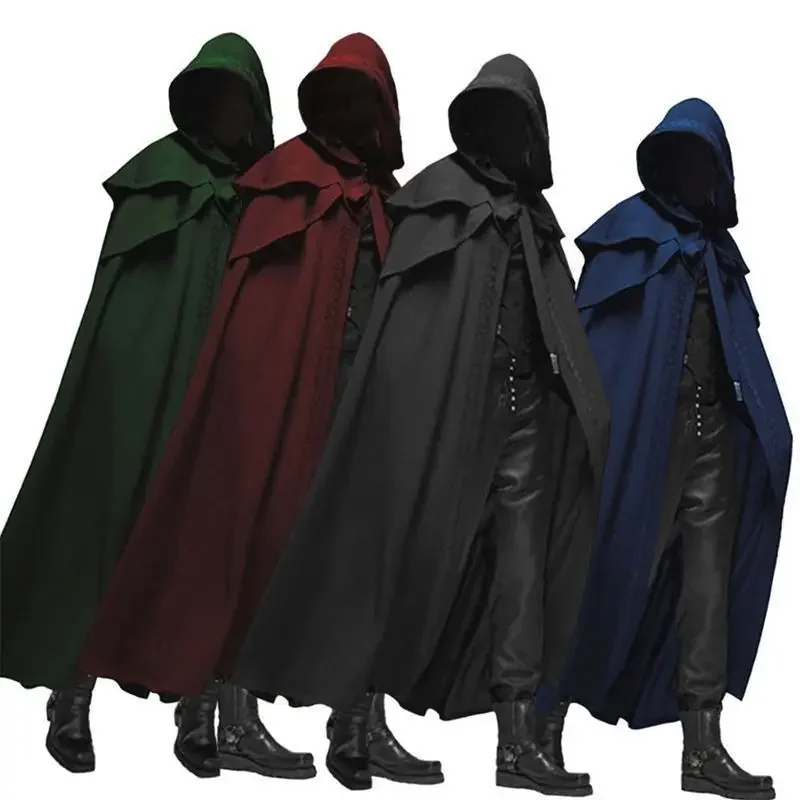 Men Monk Cosplay Outfit Mediev - Trench Coat Men ulasan dan harga