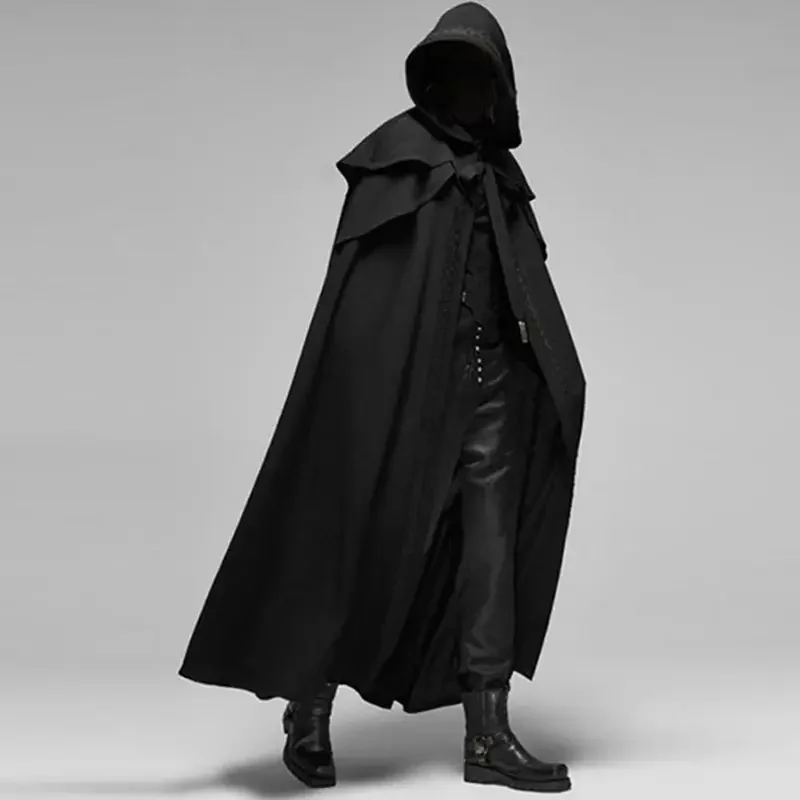 Men Monk Cosplay Outfit Mediev - Trench Coat Men ulasan dan harga