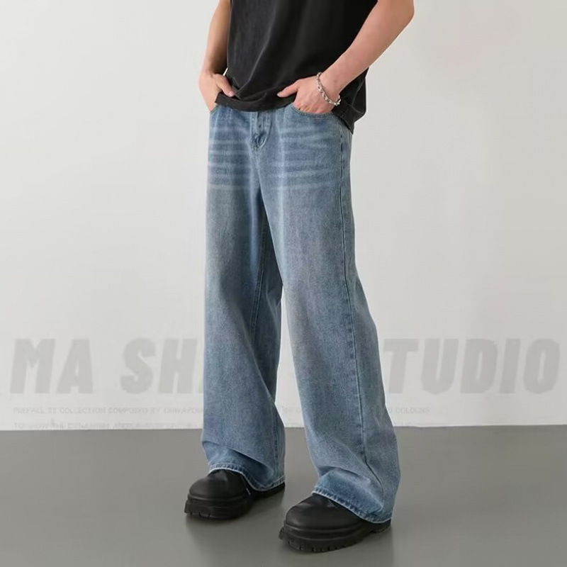 Men's New Denim Pants Old Blue - Men'S Fashion Nova Jeans ulasan dan harga